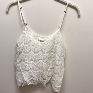 Delicate lace tank